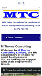 Mobile Screenshot of mthornehr.co.uk